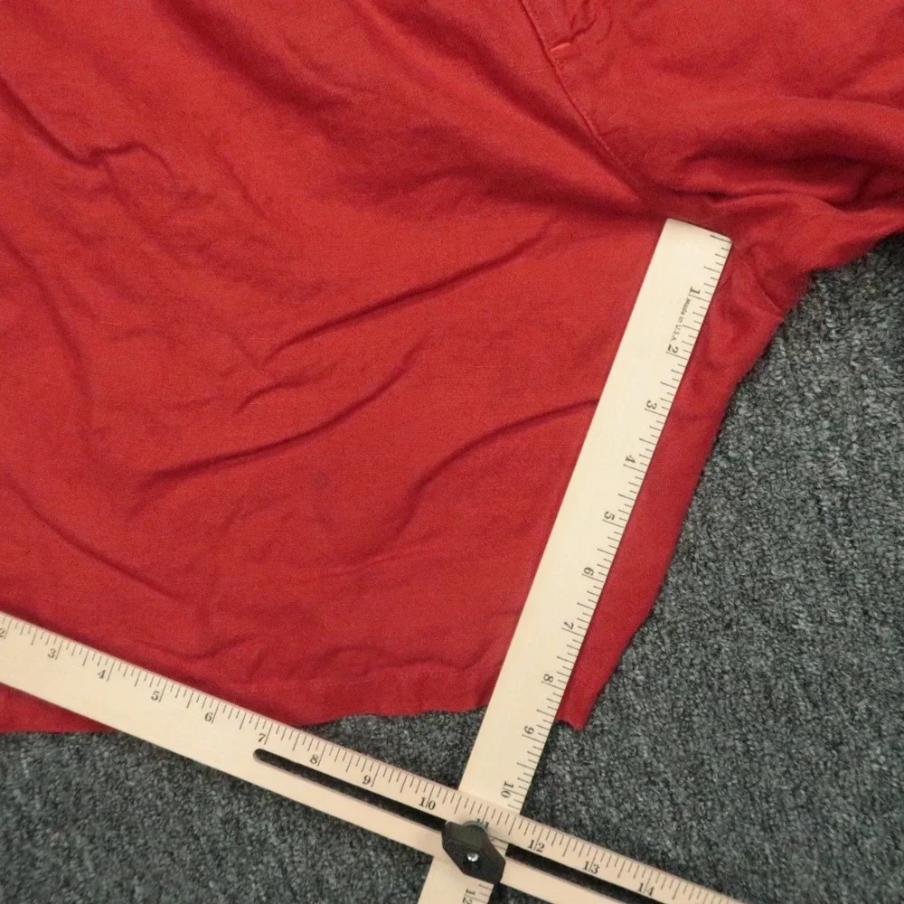Jams World Shorts Mens 36 Paprika Red‎ 100% Linen Chino Lightweight
